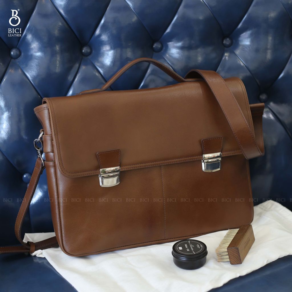 LAPTOP BAG MS03 - CHOCOLATE