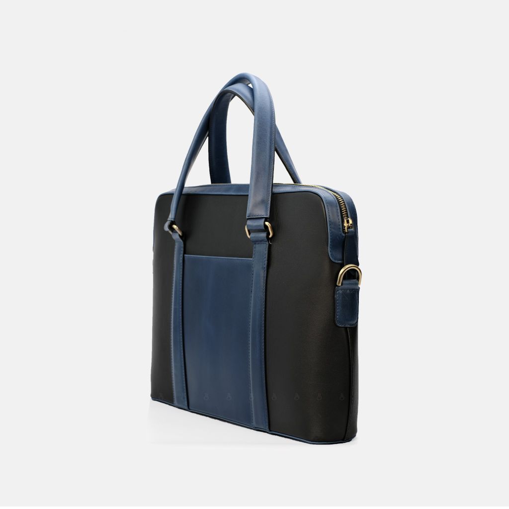 TÚI XÁCH LAPTOP 13 INCH SLIMI - ĐEN/NAVY
