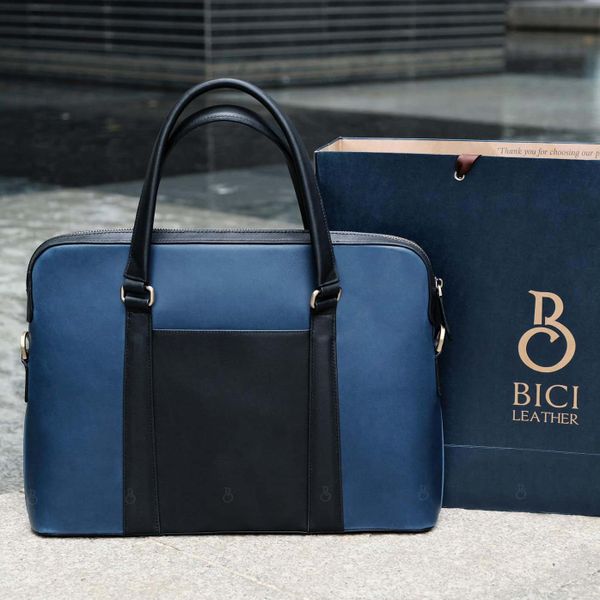  TÚI XÁCH LAPTOP 13 INCH SLIMI - NAVY/ĐEN 