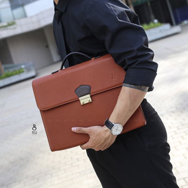  CẶP LAPTOP 13 INCH SLIMI - NÂU 