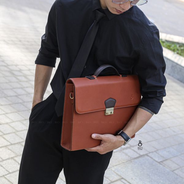  CẶP LAPTOP 13 INCH SLIMI - NÂU 