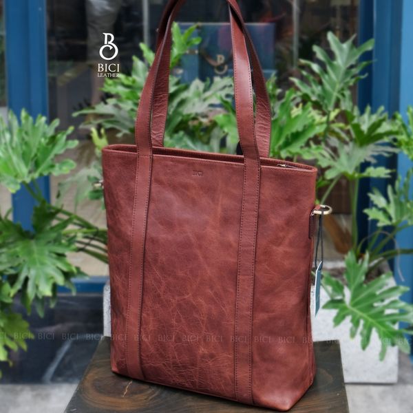  NEWS TOTE - CHOCOLATE 