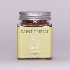  Hạt Điều Tươi Rang Củi Bình Phước Saint Cristal 120G 