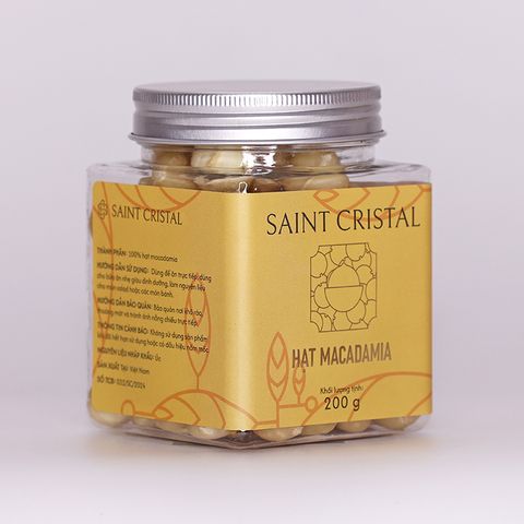  Nhân Macadamia Rang Mộc Saint Cristal 200G 