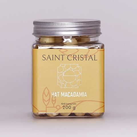  Nhân Macadamia Rang Mộc Saint Cristal 200G 