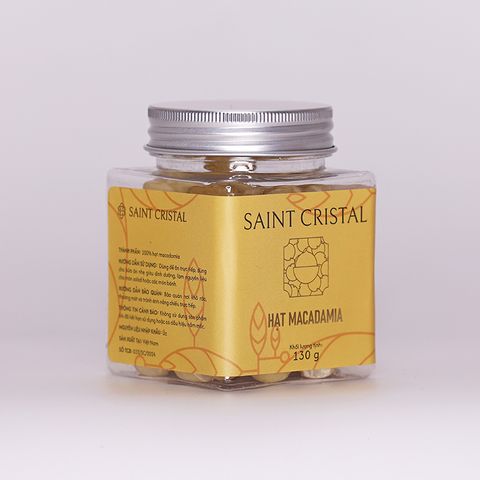  Nhân Macadamia Rang Mộc Saint Cristal 130G 