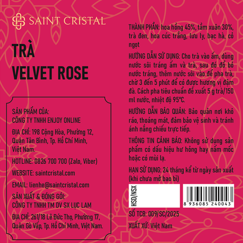  Trà Velvet Rose Saint Cristal 