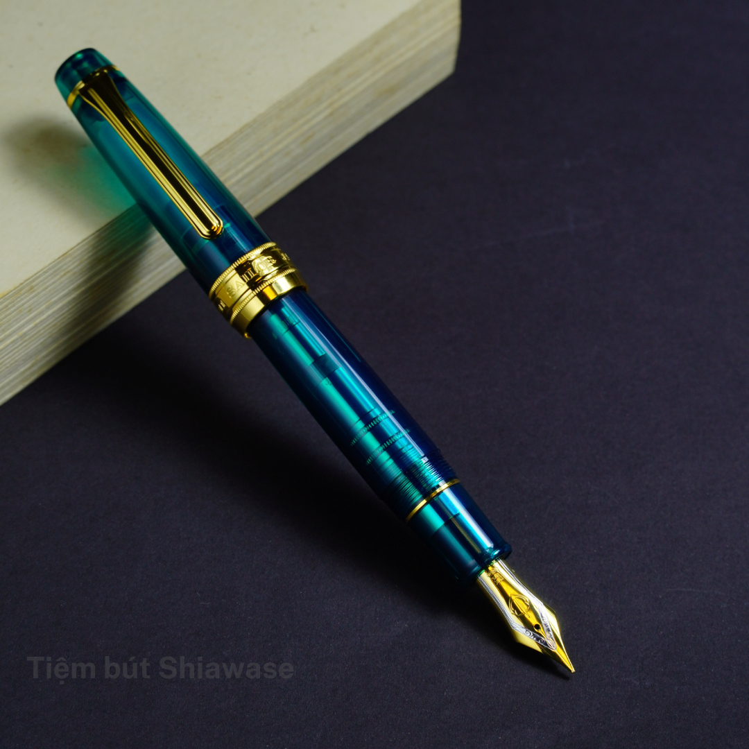  Bút Máy Sailor Wancher King of Pens Professional Gear Turquoise Blue 