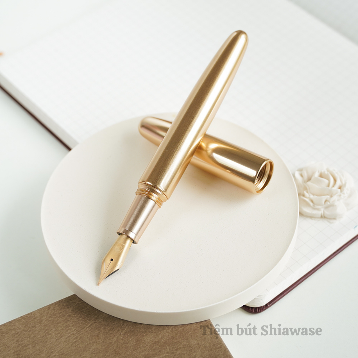  Bút Máy Wancher Dream Pen Aluminum Contemporary - Bút Kim Loại Màu Vàng Hồng 