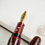  Bút Máy Wancher Urushi Zogan Sakura River - Urushi Akatamenuri 