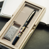  Bút Máy Wancher x Kuretake Kindai Makie Fountain Pen - Ryuu To Houju - Black 