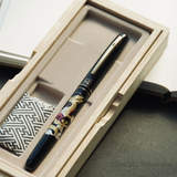  Bút Máy Wancher x Kuretake Kindai Makie Fountain Pen - Ryuu To Houju - Black 