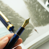  Bút Máy Platinum #3776 Century Slip & Seal 14K - Chartres Blue - Xanh Biển 