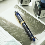  Bút Máy Platinum #3776 Century Slip & Seal 14K - Chartres Blue - Xanh Biển 