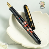  Bút Máy Wancher x Kuretake Kindai Makie Fountain Pen - Edazakura 