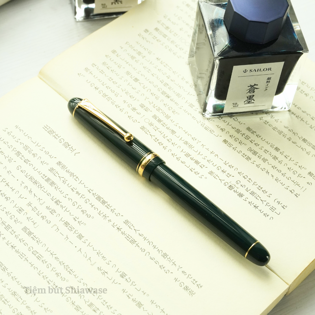  Bút Máy Pilot Custom 74 - Dark Green - Xanh Lục 