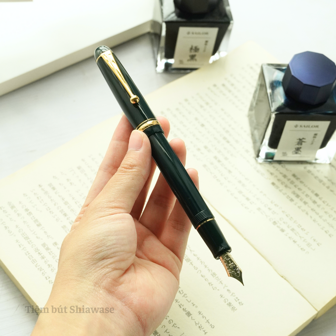  Bút Máy Pilot Custom 74 - Dark Green - Xanh Lục 