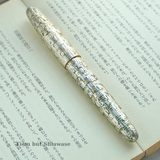 Bút Máy Wancher Hirota Urushi - Kushime Tsuishitsu Nuri - Platinum 