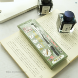  Bút Máy Calligraphy Sailor Profit Fude De Mannen Navy Blue - Ngòi 55 Độ 