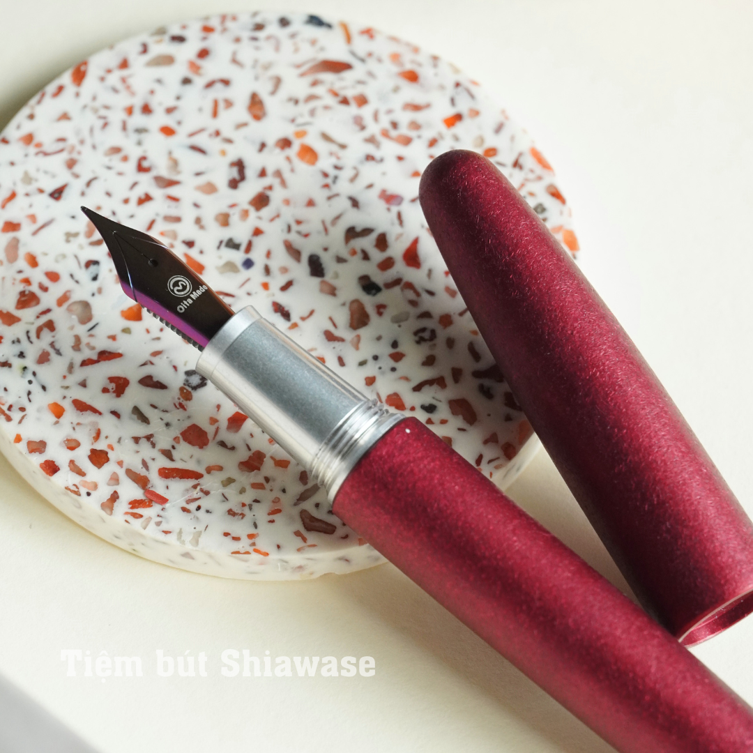  Bút Máy Wancher Stardust - Purple Red - Japanese Traditional Color 