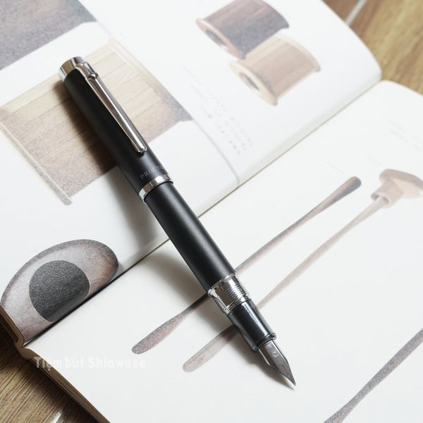  Bút Máy Platinum Procyon Luster - Black Mist 