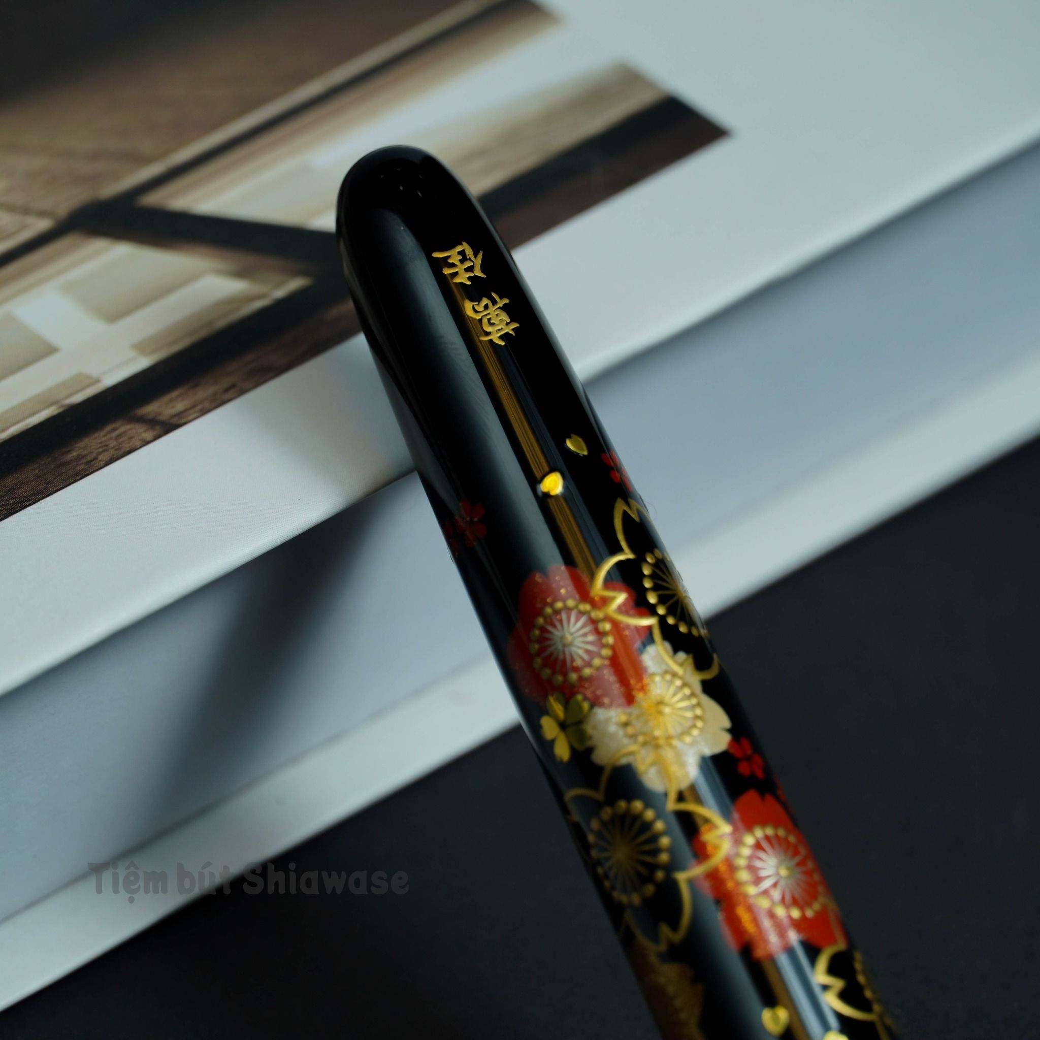 Bút Máy Wancher Dream Pen True Makie - Sakura - Sơn Mài Wajima Nhật Bản 