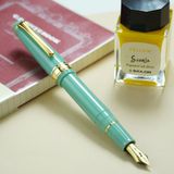  Bút Máy Sailor Professional Gear Slim 14K Shikiori Otogibanashi - Dragon Palace Mint Green 