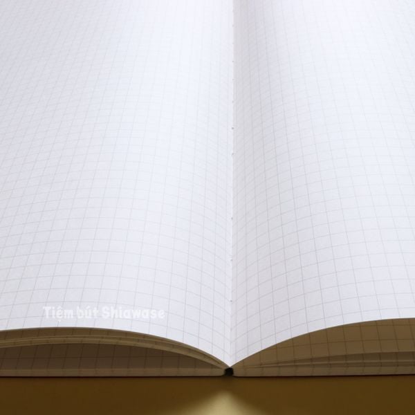  Sổ Apica Premium C.D. Notebook B5 Red - Giấy Trắng - Kẻ Ô Vuông 