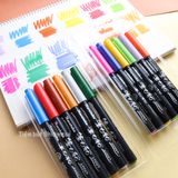  Bút Màu Calligraphy Kuretake Zig Fudebiyori Brush Pen - Set 12 Màu 