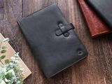  Bao Da Đựng Sổ & Bút Wancher Compact Leather Notebook Cover A5 - Black 