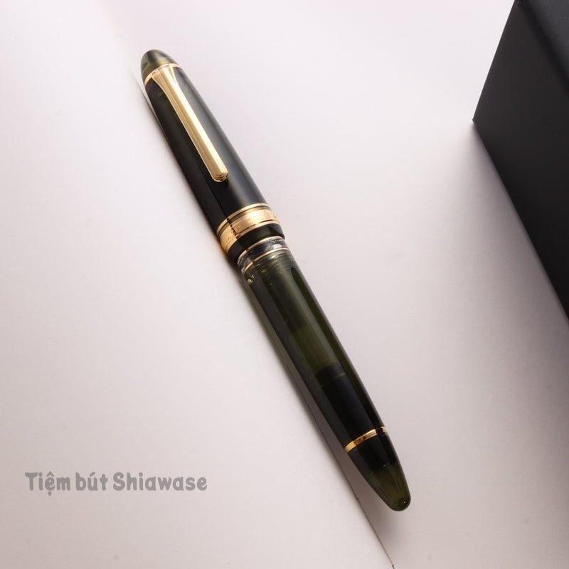  Bút Máy Sailor Wancher 1911 Profit Realo 21K - Transparent Champagne Dark Green 