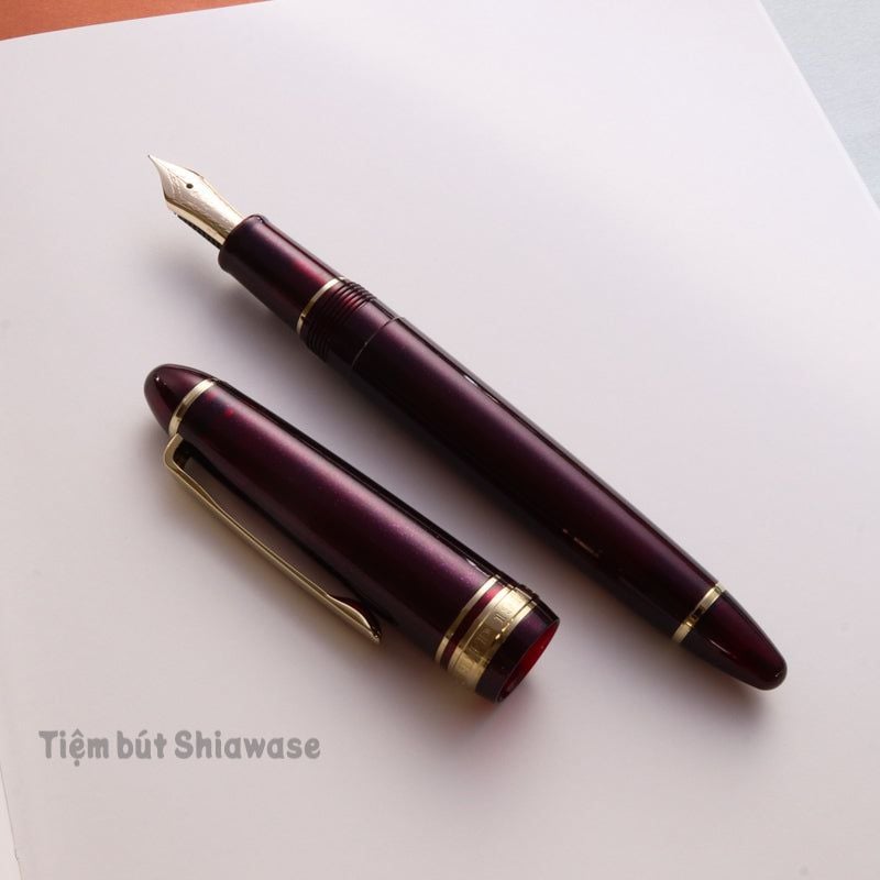  Bút Máy Sailor 1911 Profit Light 14K Gold Trims - Shining Red - Đỏ 