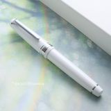  Bút Máy Sailor Professional Gear Slim 14K - White - Trắng (Bản Rhodium) 
