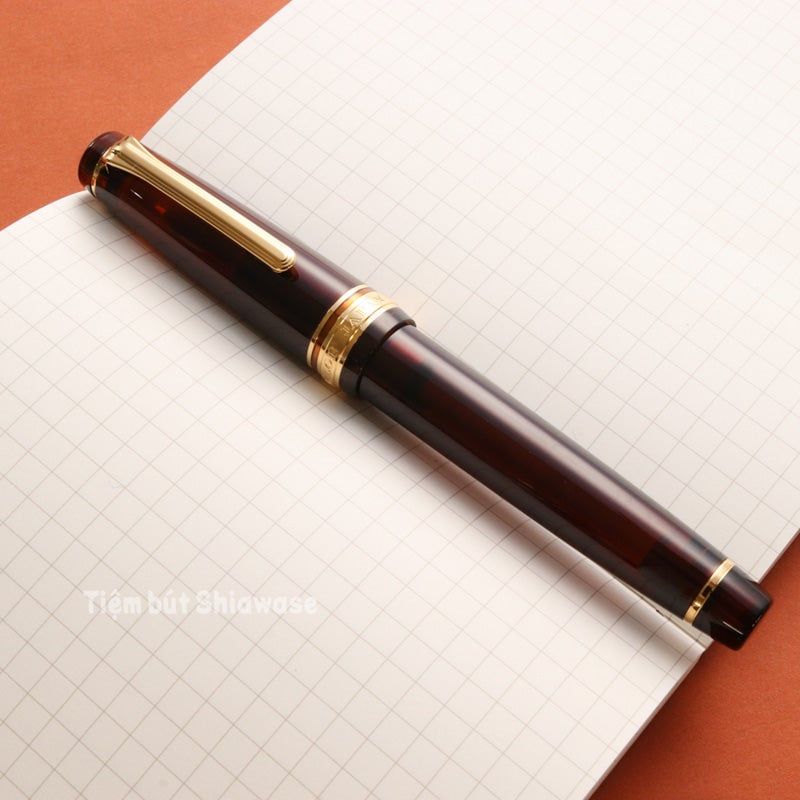  Bút Máy Sailor Wancher Professional Gear 21K Moca Brown 