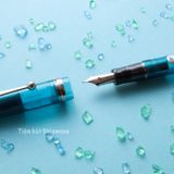  Bút Máy Pilot Custom 74 - Transparent Turquoise Green - Xanh Trong Suốt 
