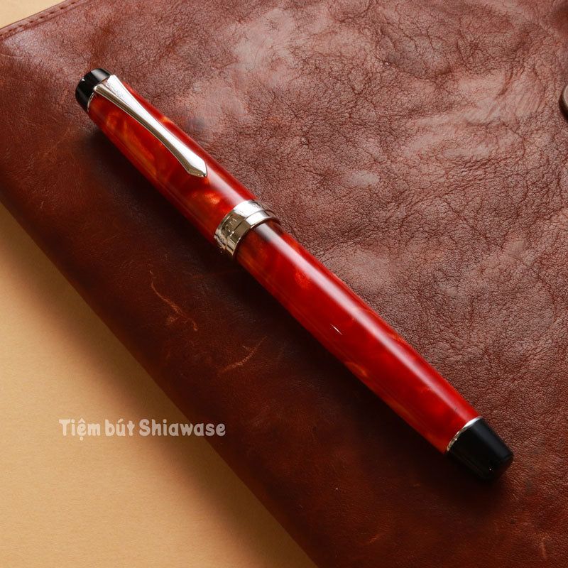  Bút Máy Pilot Custom Heritage SE - Marble Orange - Cẩm Thạch Cam 