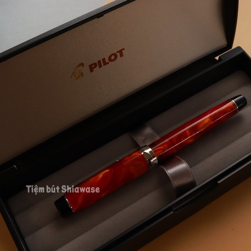  Bút Máy Pilot Custom Heritage SE - Marble Orange - Cẩm Thạch Cam 