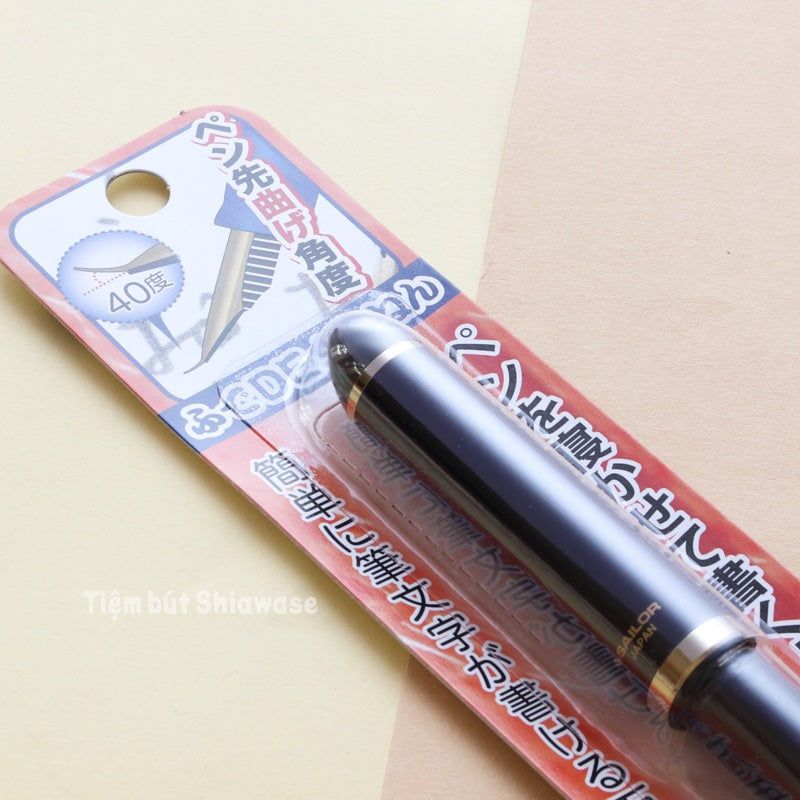  Bút Máy Calligraphy Sailor Fude De Mannen Navy Blue - Ngòi 40 & 55 Độ 