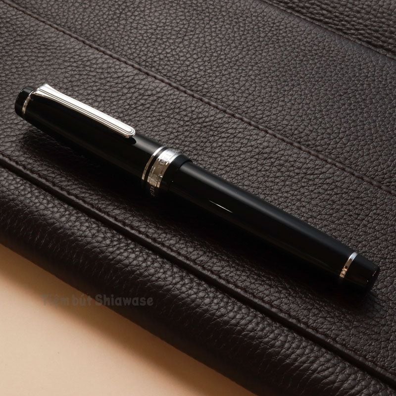  Bút Máy Sailor Professional Gear 21K - Black - Đen (Bản Rhodium) 