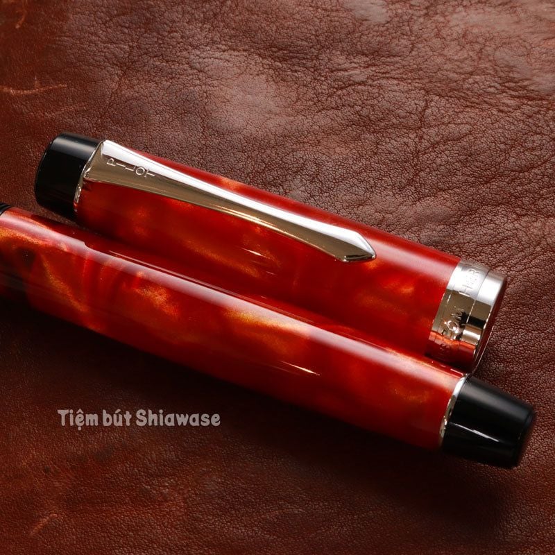  Bút Máy Pilot Custom Heritage SE - Marble Orange - Cẩm Thạch Cam 