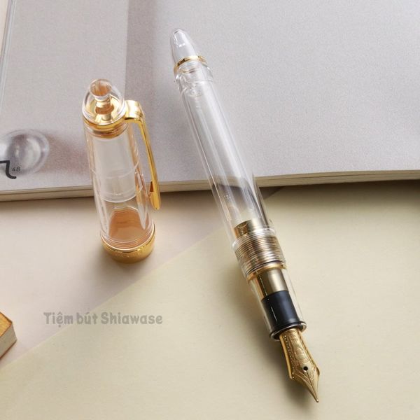  Bút Máy Sailor 1911 Profit Standard 14K Bản Hiếm - Transparent - Trong Suốt 