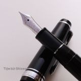  Bút Máy Sailor Professional Gear Slim 14K - Black - Đen (Bản Rhodium) 