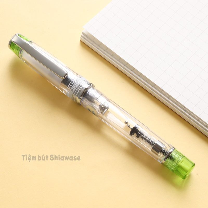  Bút Máy Pilot Prera Iro-Ai - Transparent Light Green - Trong Suốt Ánh Xanh Lá 