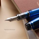  Bút Máy Pilot Custom Heritage 92 - Blue Transparent - Xanh Trong Suốt 