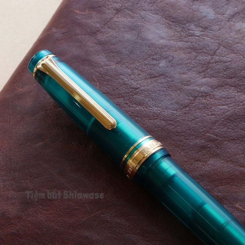  Bút Máy Sailor Wancher Professional Gear 21K Turquoise Blue 