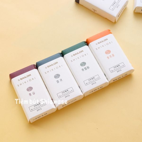  Hộp 3 Ống Mực Bút Máy Sailor Shikiori - Four Seasons 