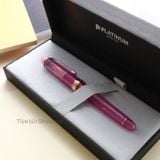  Bút Máy Platinum #3776 Century 14K Nice - Lilas - Hồng Trong Suốt 