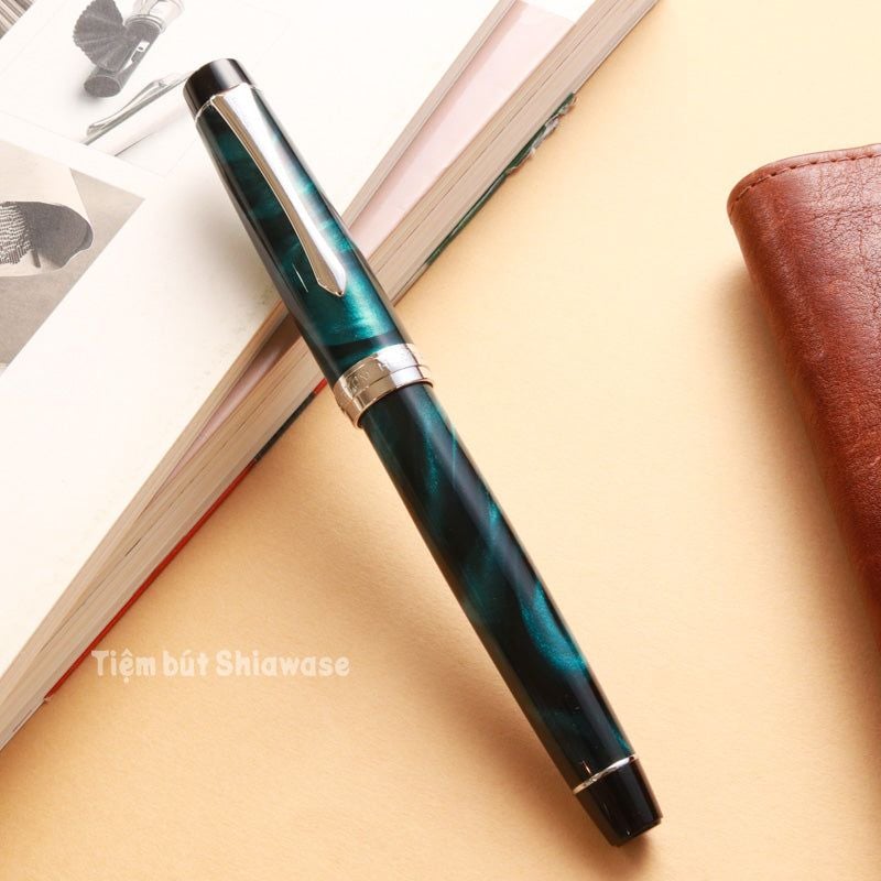  Bút Máy Pilot Custom Heritage SE - Marble Green - Cẩm Thạch Xanh 