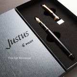  Bút Máy Pilot Justus 95 - Barley Black - Đen Sọc Chéo 