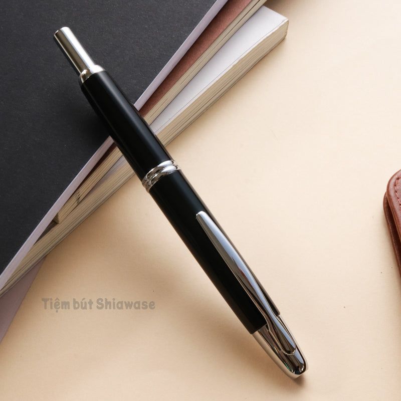  Bút Máy Pilot Capless Vanishing Point Special Alloy Nib - Black - Đen 